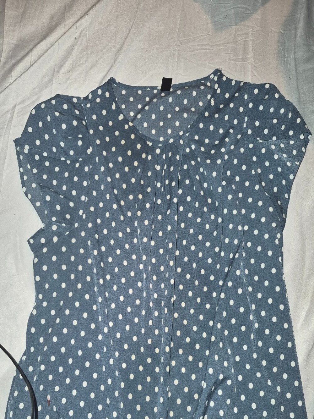 Polka dot blouse 3x